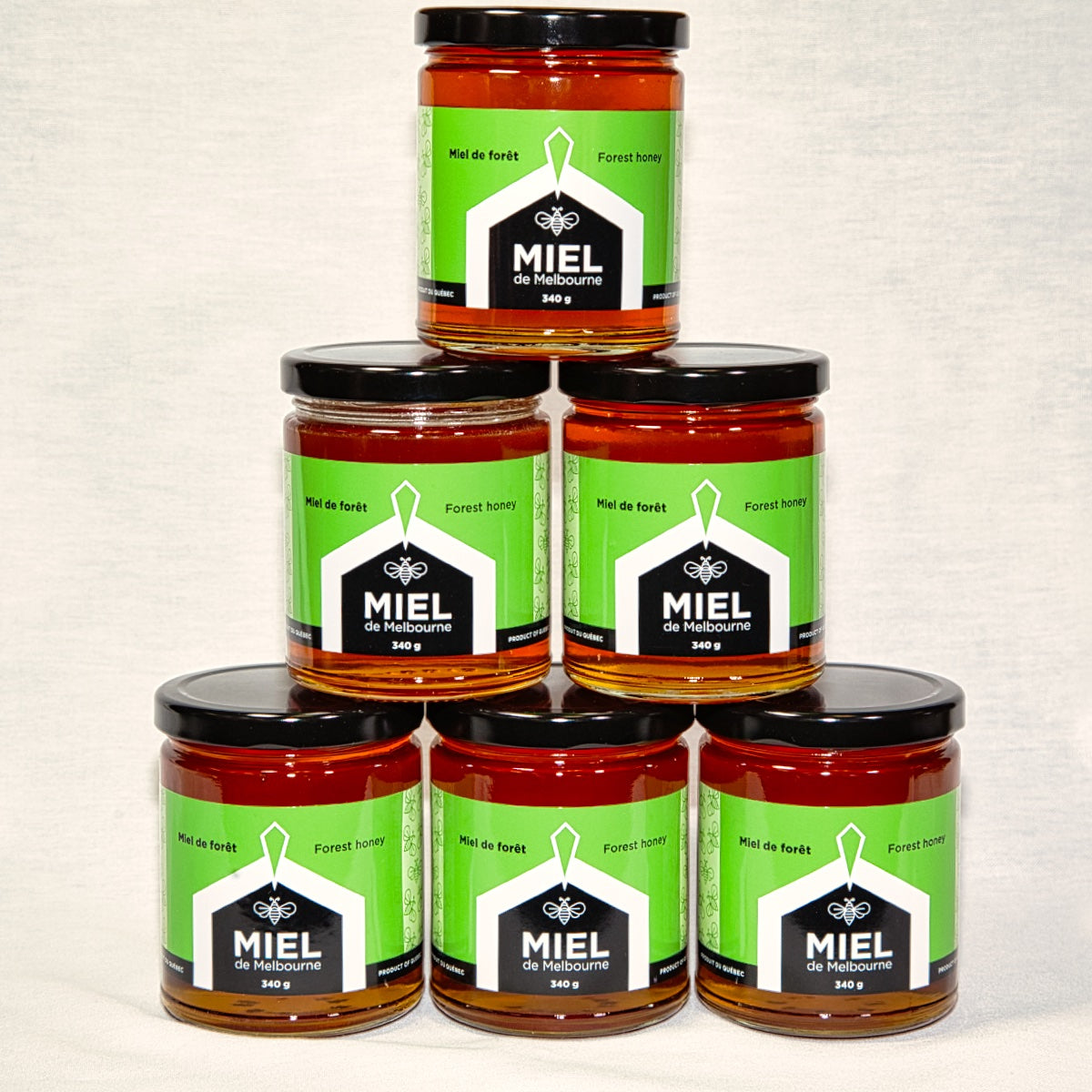 Miel de Melbourne – Miel de forêt (6 pots)