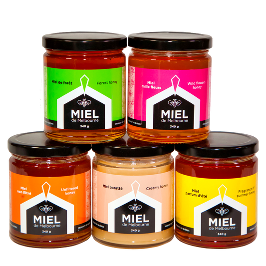 Miel de Melbourne - 5 pots assortis