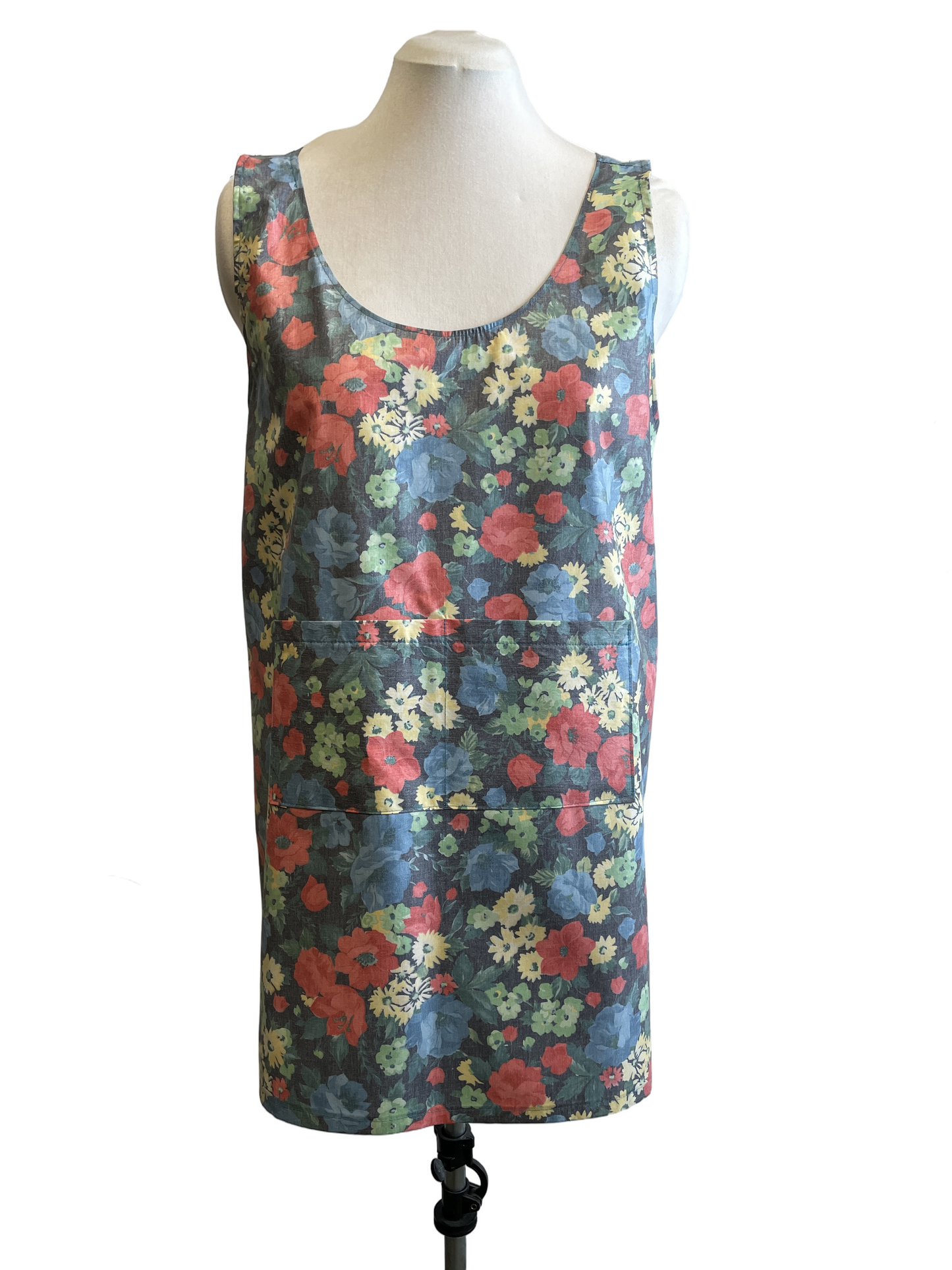 Tablier fleuri de style 'japonais' en coton glacé