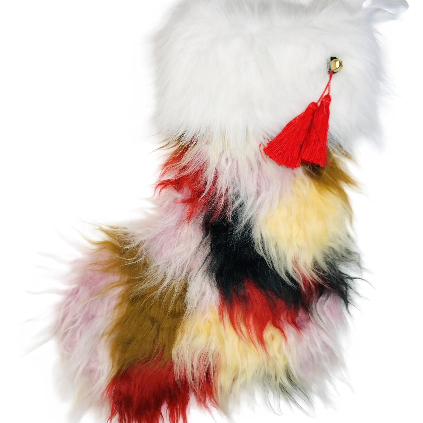 Bas de noël - Peluche multi-colore