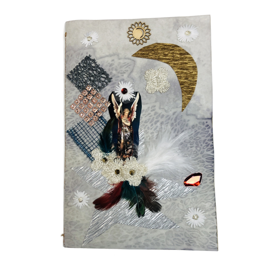 Carnet de pensées - Dentelle imprimée avec Saint-Michel Archange